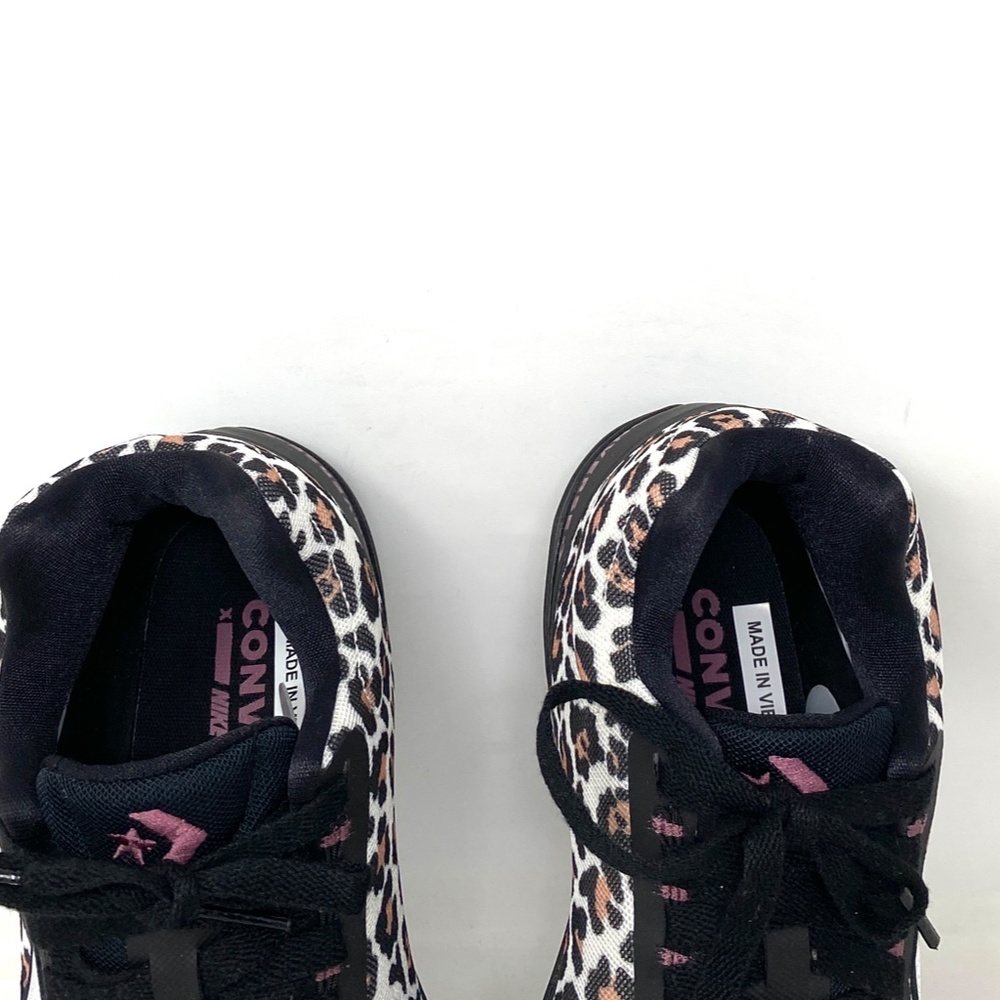 Converse All Star BB EVO Leopard Print Mid Canvas Women's Sneakers Size 172180C - Picture 5 of 10